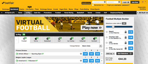 betfair online betting