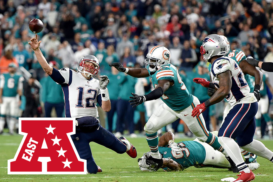 NFL AFC East Division - Dolphins vs Patriots