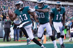 Philadelphia Eagles - Alshon Jeffery, Nelson Agholor and Corey Clement