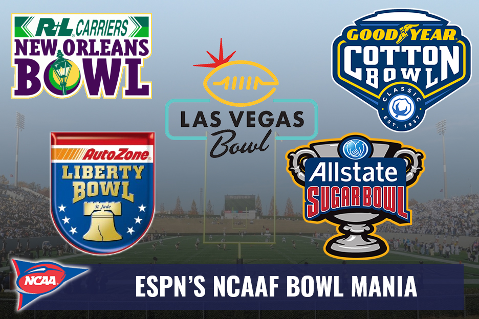 ESPN’S NCAAF Bowl Mania Logos