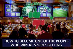 Winners and Losers - People at a Sportsbook