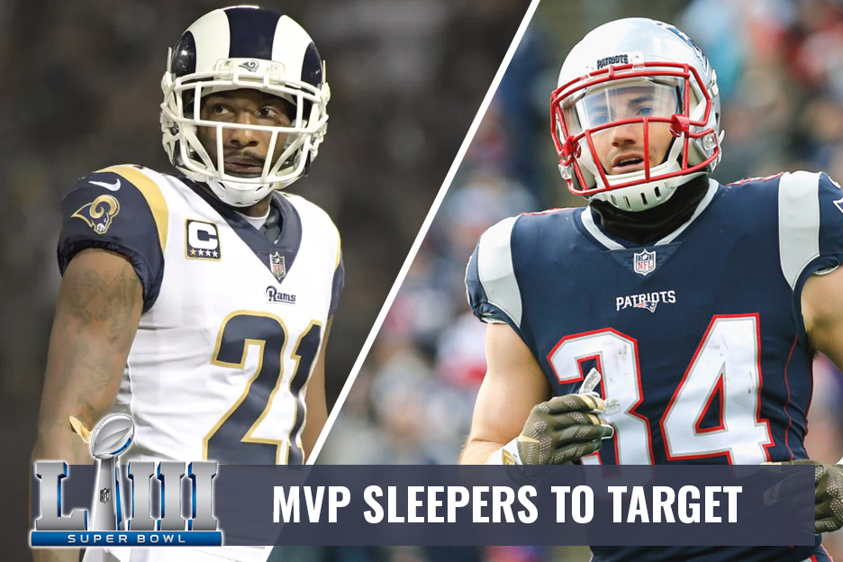 Super Bowl 53 MVP Sleepers - Rex Burkhead and Aqib Talib